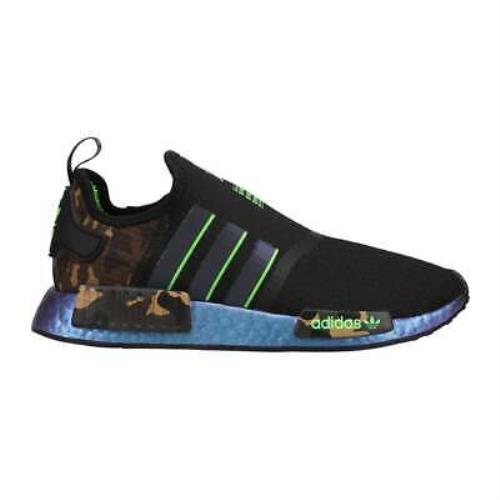 Adidas FZ5410 Nmd_R1 Lace Up Mens Sneakers Shoes Casual - Black Multi - Size
