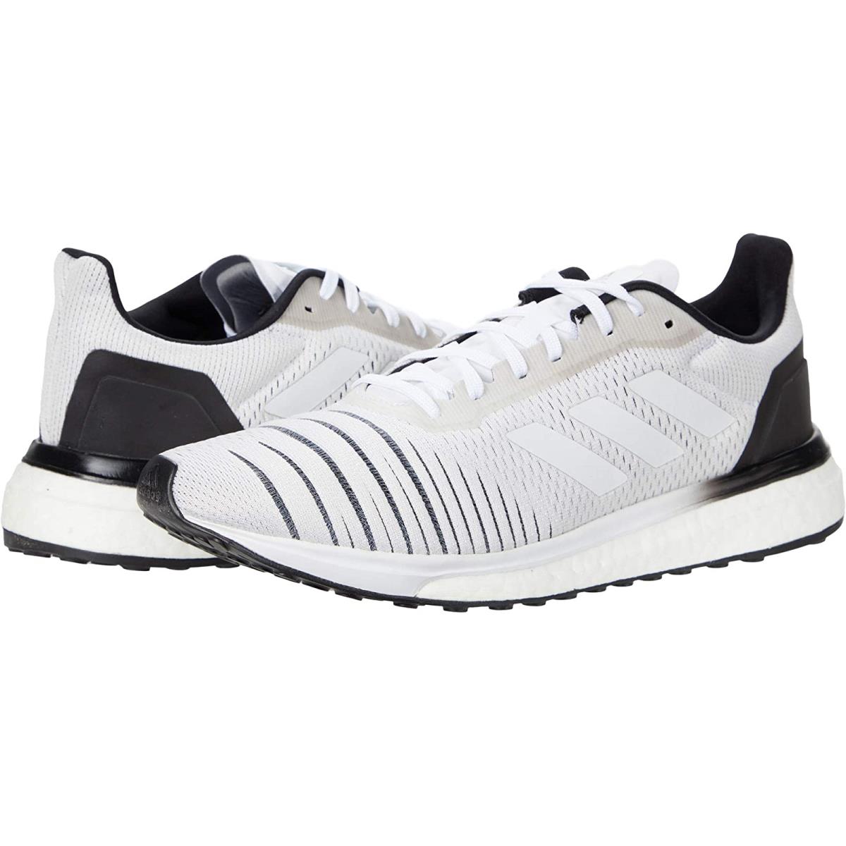Woman`s Sneakers Athletic Shoes Adidas Solar Drive Footwear White/Footwear White/Core Black