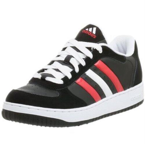 Adidas Men`s Btb Low Nba Bulls Basketball Shoe Black/red/white