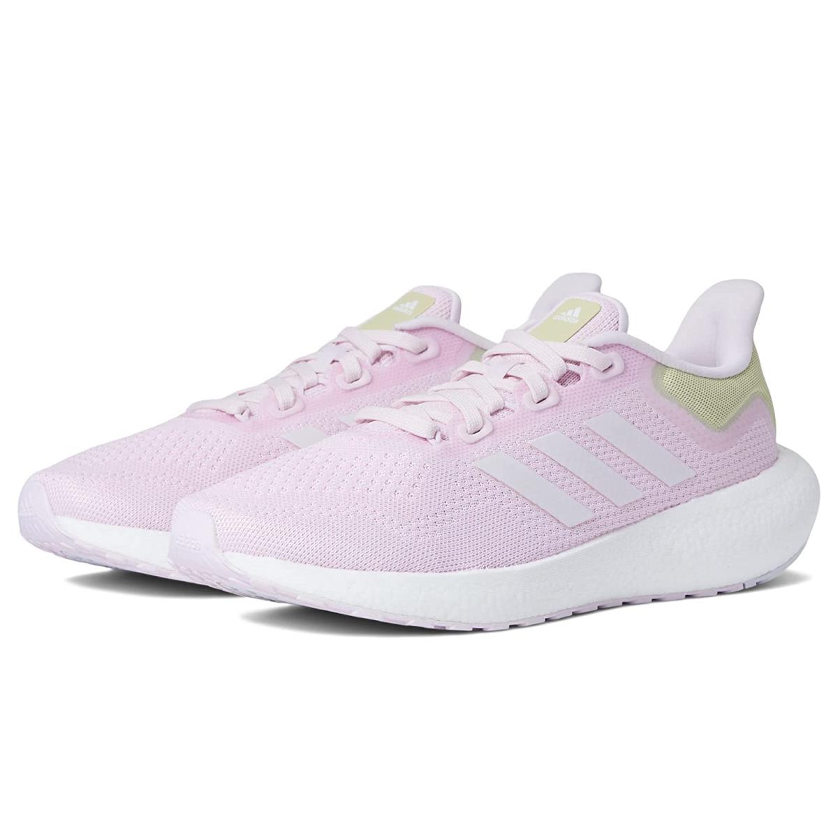 Woman`s Sneakers Athletic Shoes Adidas Running Pureboost Jet Almost Pink/White/Sandy Beige