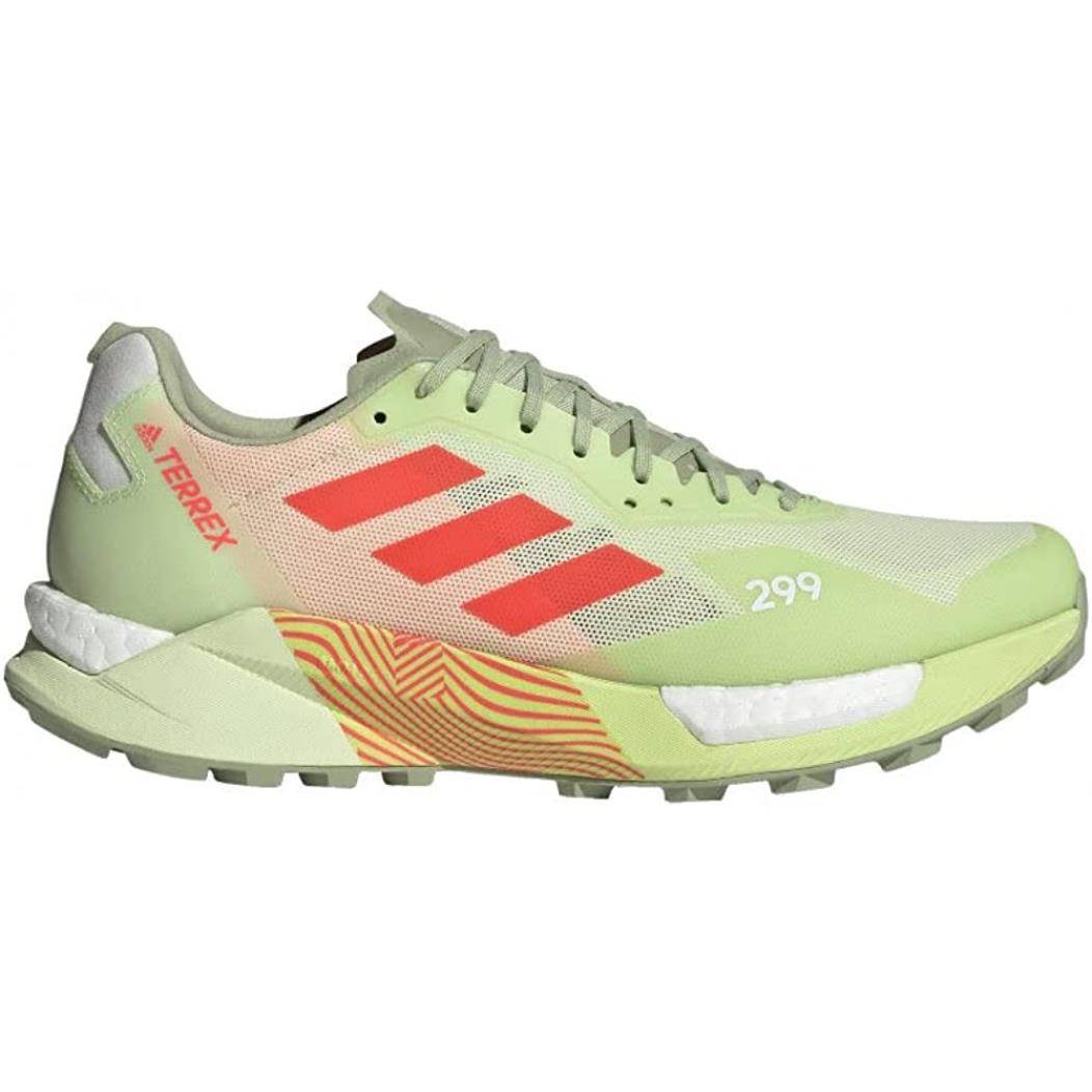 Adidas Terrex Agravic Ultra Trail Running Shoes Men`s - Almost Lime/Turbo/Cloud White