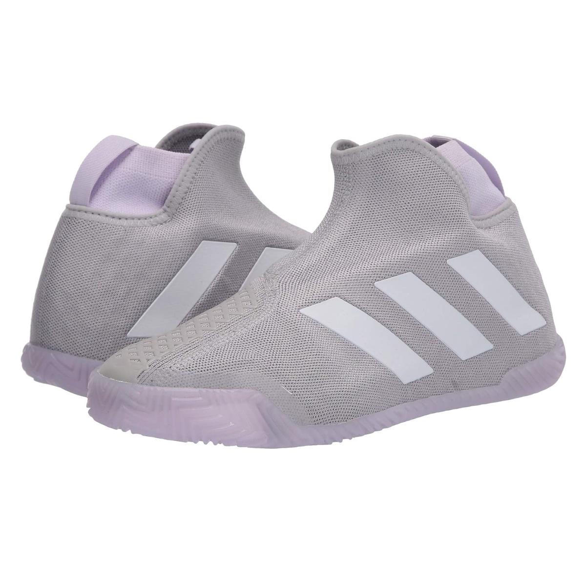 Woman`s Sneakers Athletic Shoes Adidas Stycon Grey Two/Footwear White/Purple Tint