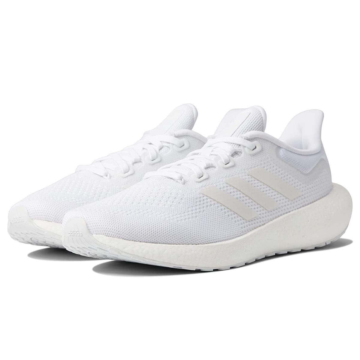 Man`s Sneakers Athletic Shoes Adidas Running Pureboost Jet White/White/Black