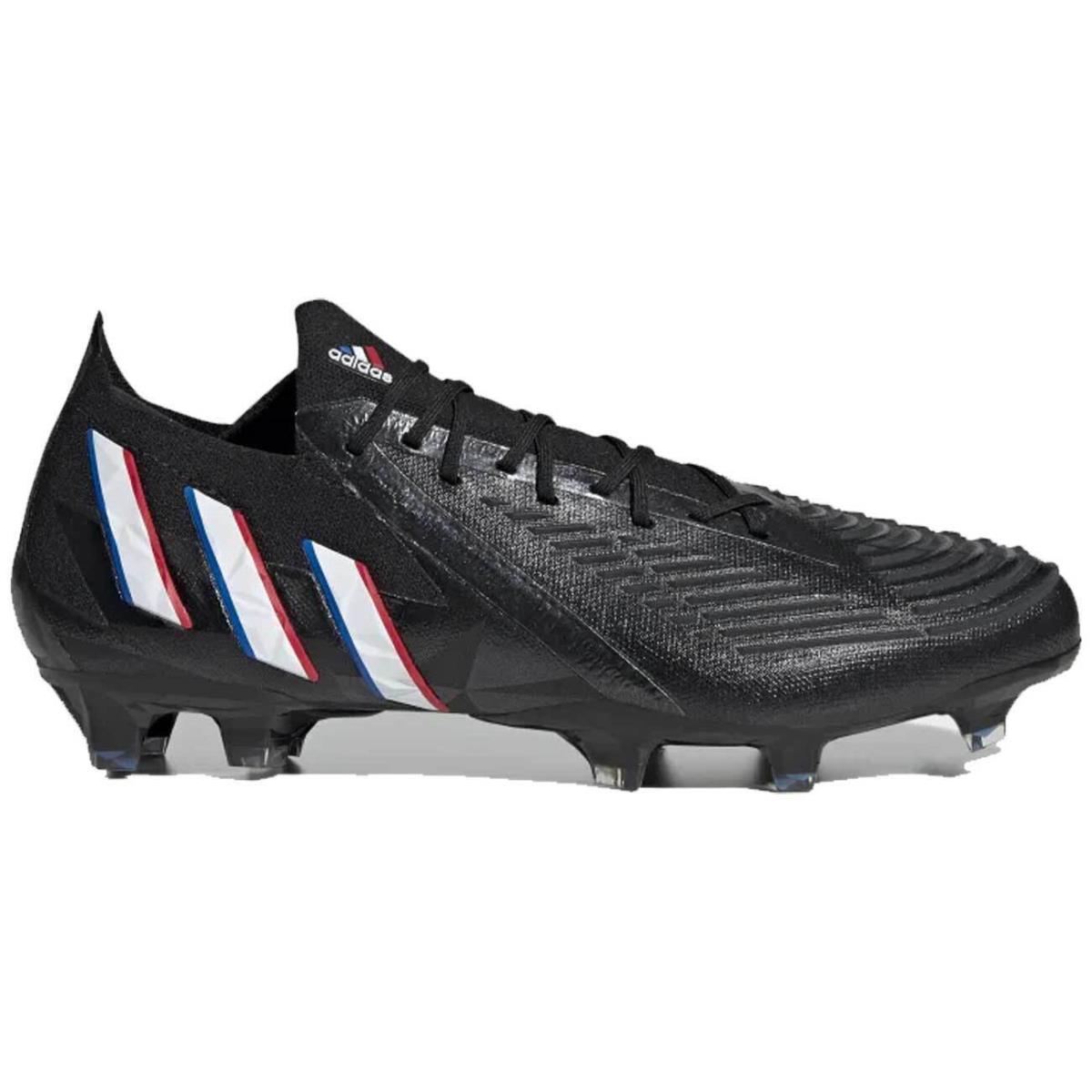 Adidas Predator Edge .1 Low Firm Ground Boots GV7391 Men`s Soccer Shoes - Black