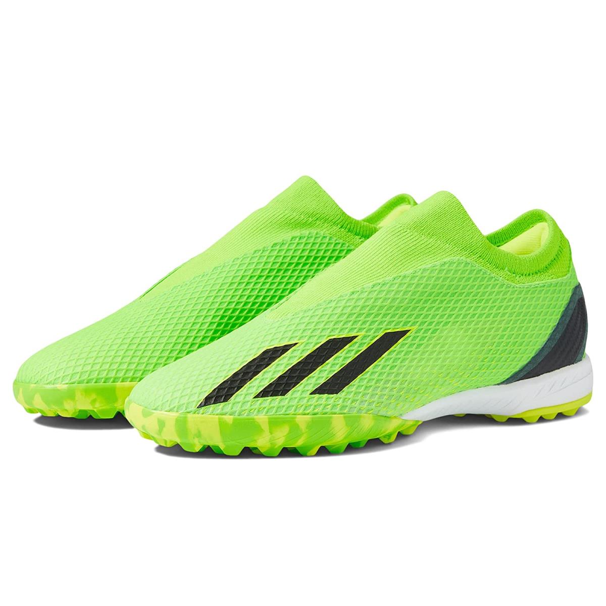 Unisex Sneakers Athletic Shoes Adidas X Speedportal.3 Laceless Turf Solar Green/Solar Red/Solar Yellow