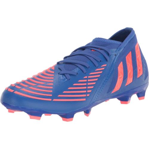 Adidas Unisex Edge.2 Firm Ground Soccer Shoe Hi-res Blue/Turbo/Hi-res Blue