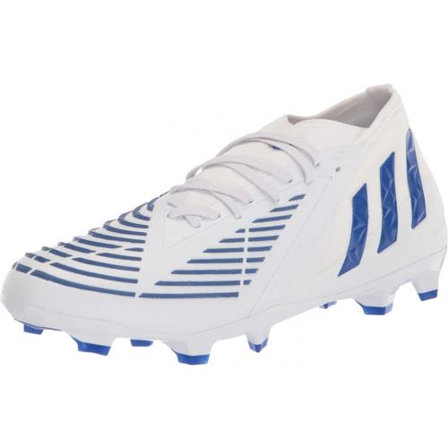 Adidas Unisex Edge.2 Firm Ground Soccer Shoe White/Blue/White