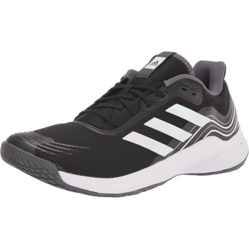 Adidas Men`s Novaflight Sustainable Volleyball Shoe Black/White/Grey