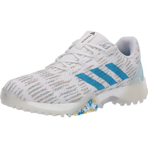Adidas Women`s W Codechaos Prime Blue Golf Shoe Ftwr White/Sharp Blue/Blue Spirit