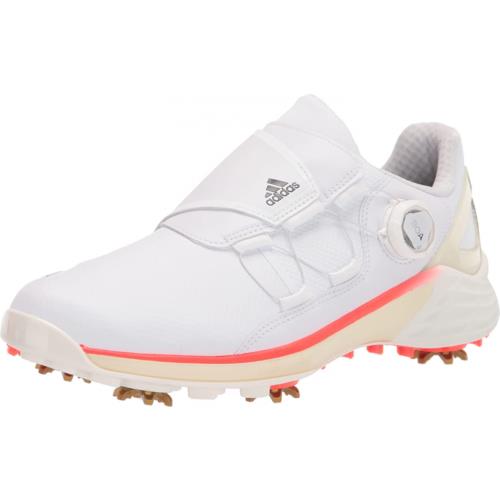 Adidas Women`s Zg21 Recycled Polyester Boa Golf Shoes Footwear White/Core Black/Solar Red