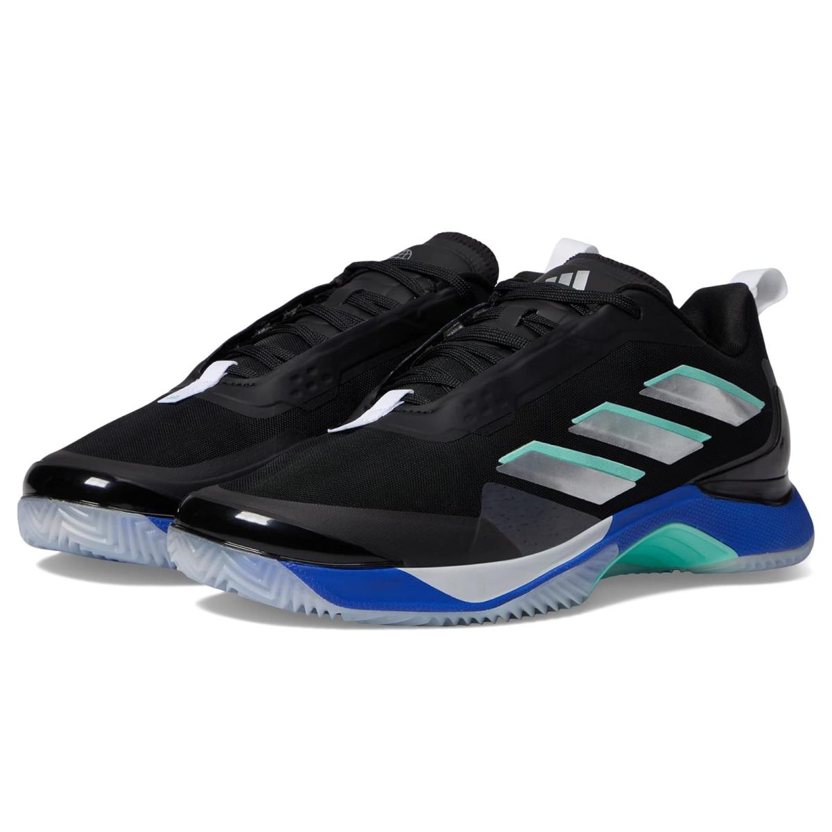 Woman`s Sneakers Athletic Shoes Adidas Avacourt Clay White/Silver Metallic/Pulse Mint