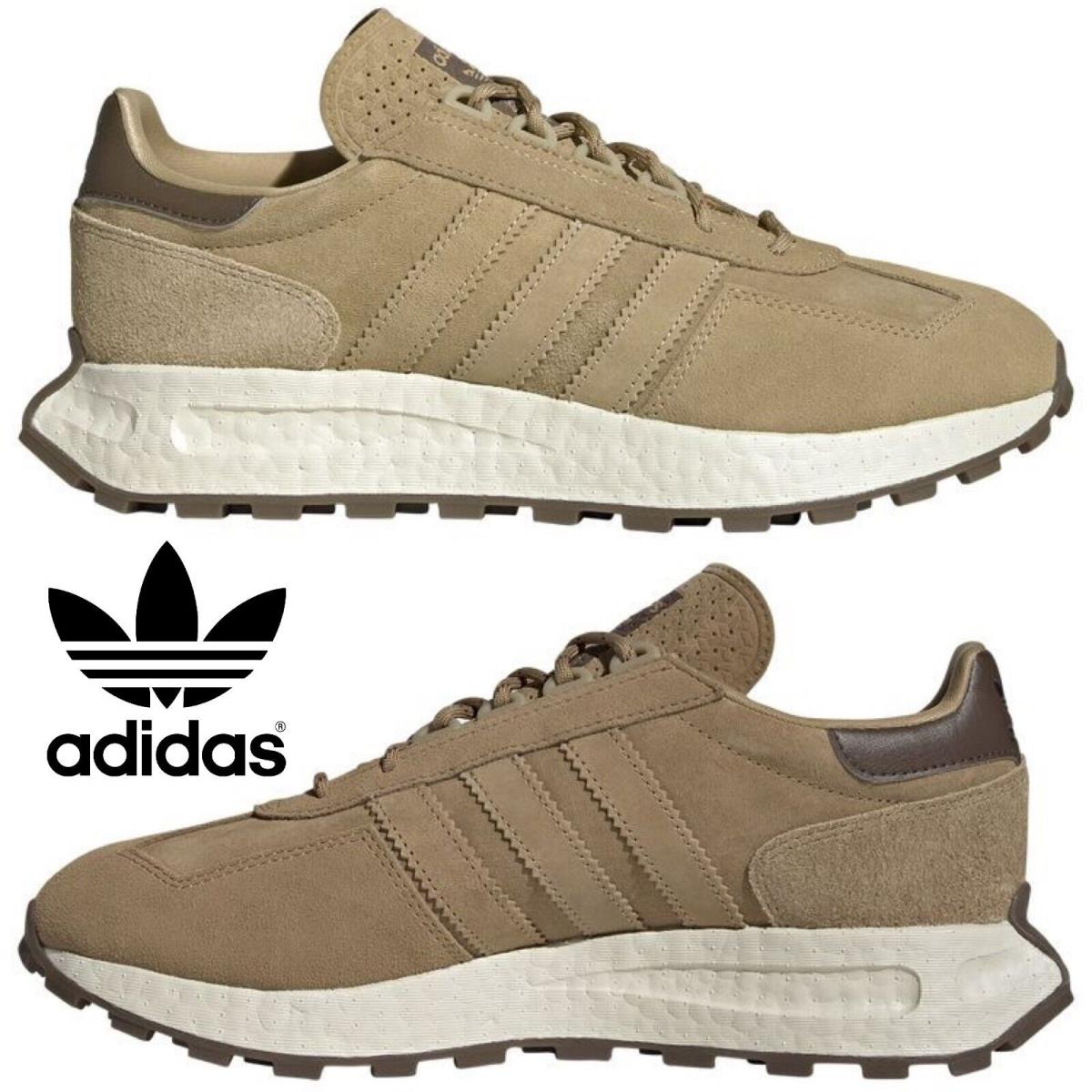 Adidas Retropy E5 Men`s Sneakers Running Shoes Gym Casual Sport Beige Brown