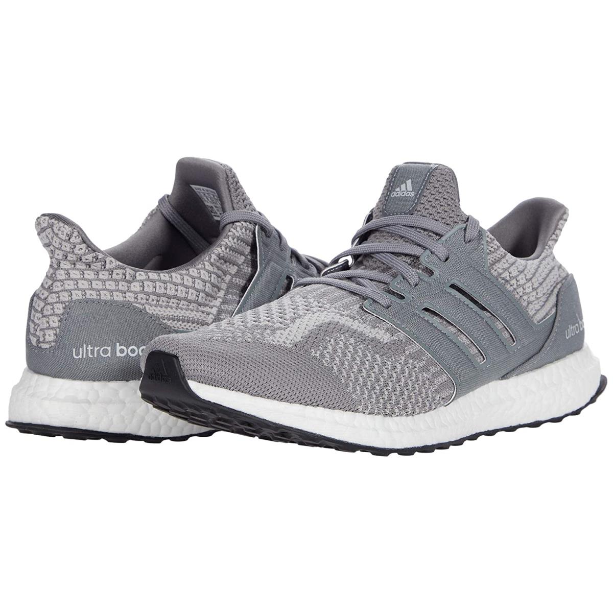 Man`s Sneakers Athletic Shoes Adidas Running Ultraboost Dna Primeblue Grey/Grey/Black