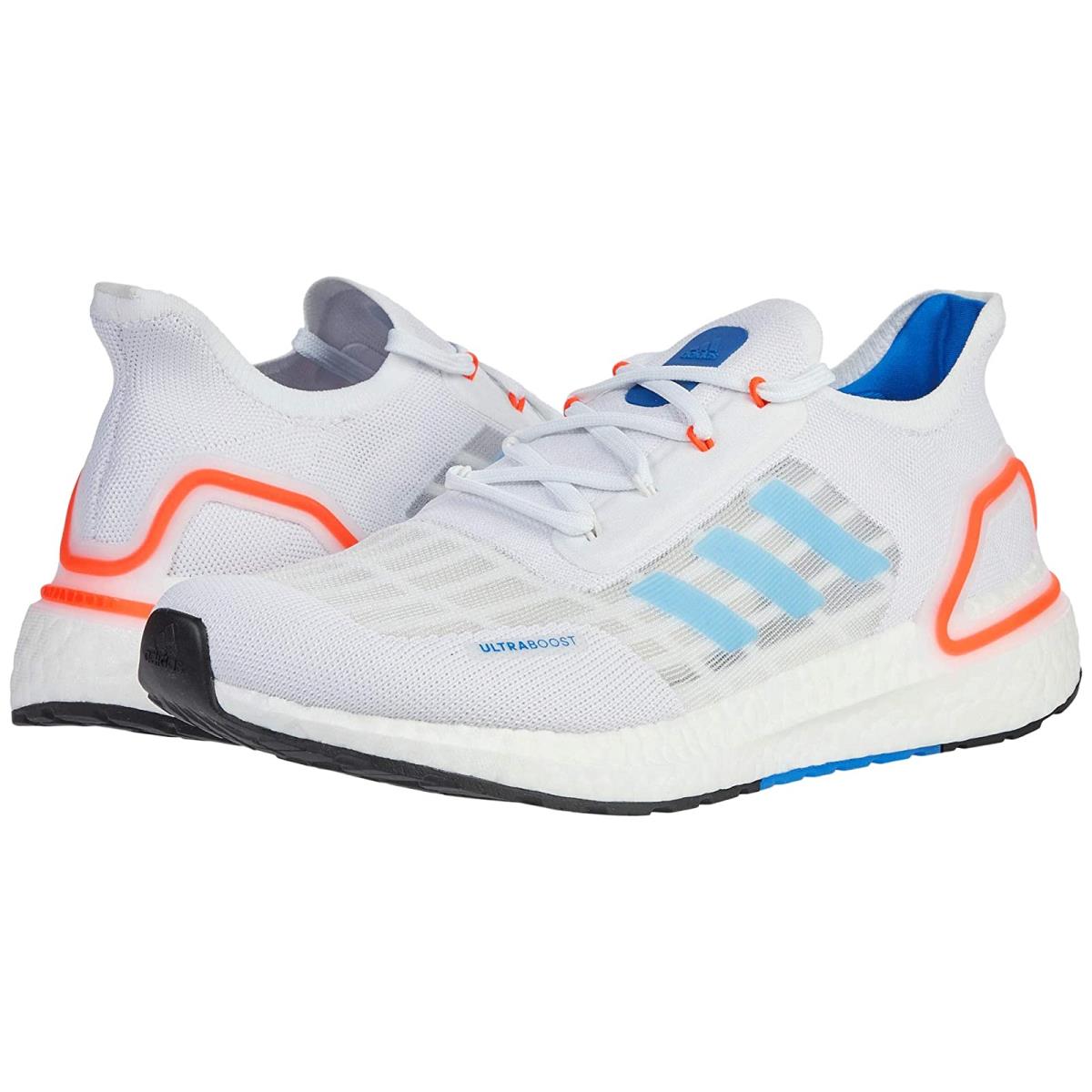 Man`s Sneakers Athletic Shoes Adidas Running Ultraboost S.rdy Footwear White/Glory Blue/Solar Red