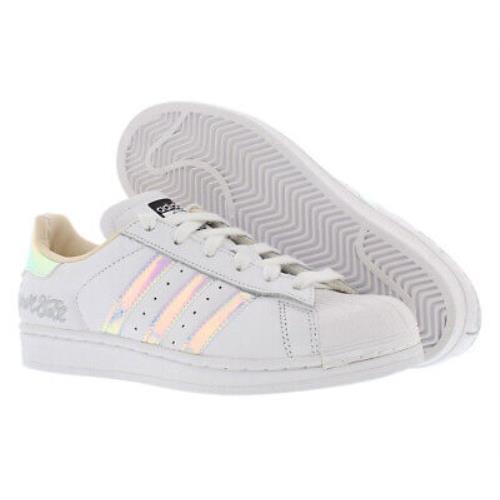 Adidas Superstar Womens Shoes Size 6 Color: White/metallic Pearl