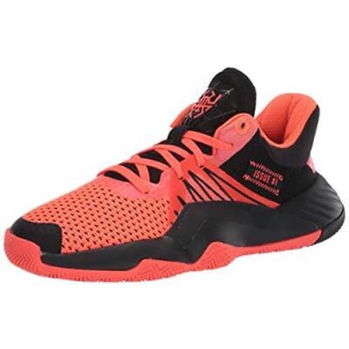 Adidas Women`s D.o.n. Issue 1 Basketball Shoe Black/solar Red/core Black 4.5