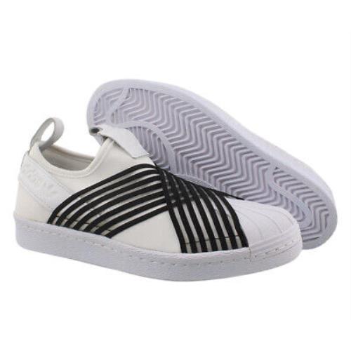 Adidas Superstar Slip On Womens Shoes Size 5 Color: White/black