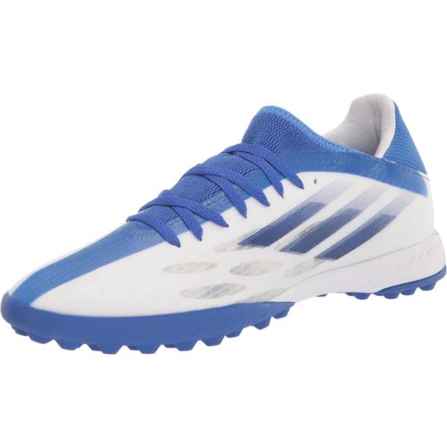 Adidas Unisex X Speedflow.3 Turf Soccer Shoe White/legacy Indigo/blue 4