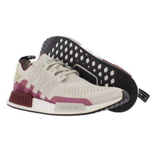 Adidas NMD_R1 PK Mens Shoes Size 11.5 Color: Beige/maroon/white