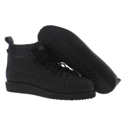 Adidas Superstar Boot Womens Shoes Size 10.5 Color: Black
