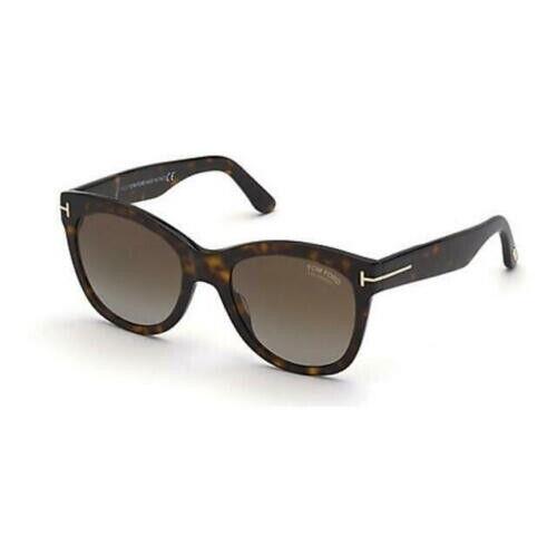 Tom Ford FT 0870 52H Dark Havana Sunglasses Brown Polarized Lens