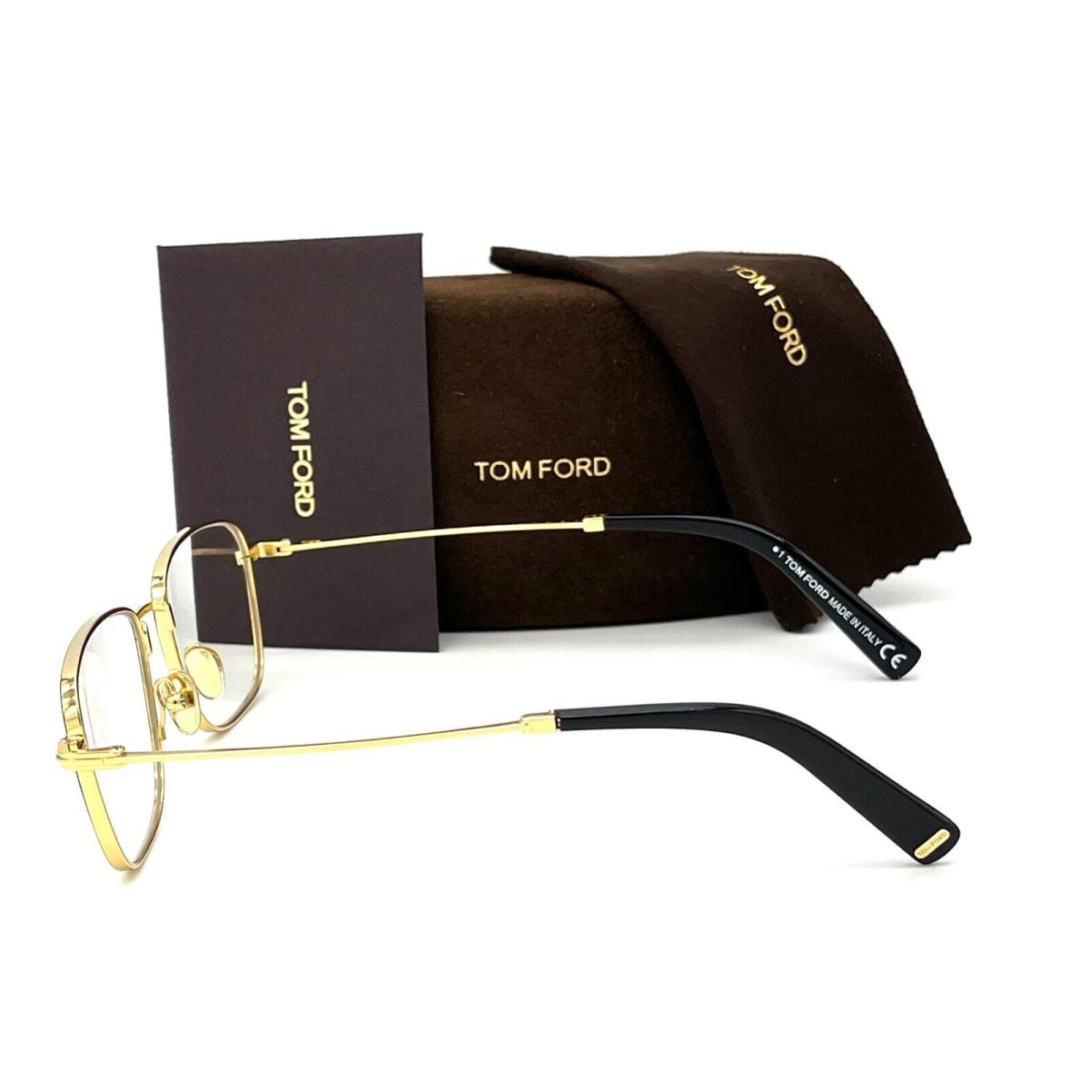 Tom Ford eyeglasses  - Black Gold Frame, Blue Block Lens 2