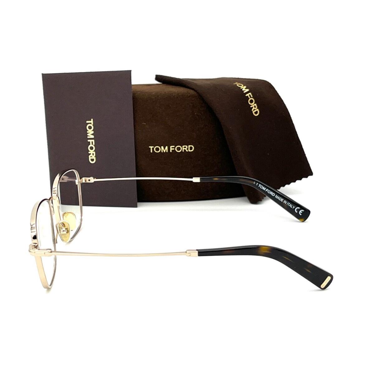 Tom Ford eyeglasses  - Shiny Gold Frame, Blue Block Lens 2
