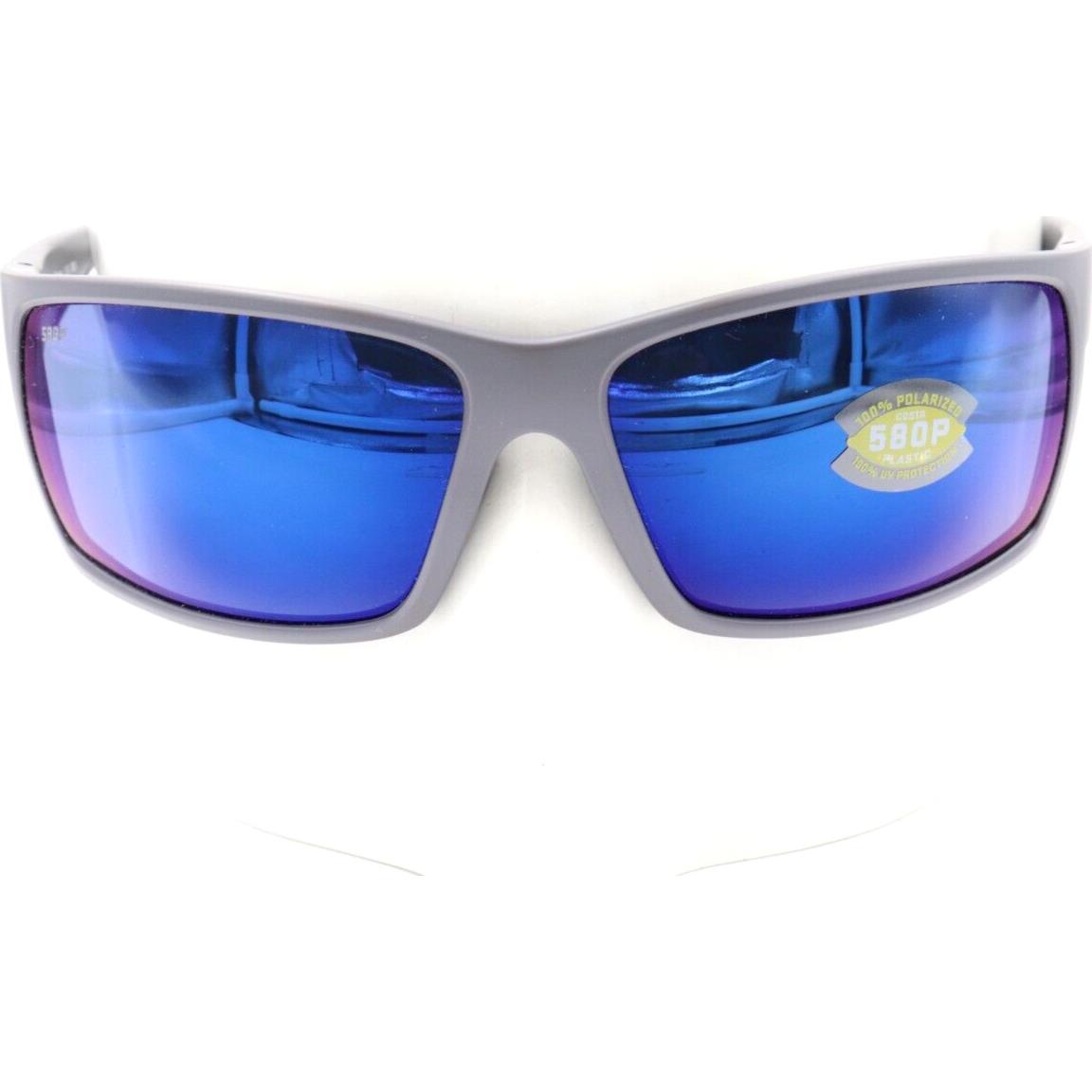 Costa Del Mar Reefton 98 Matte Gray Blue 580P Sunglasses 06S9007 90071464