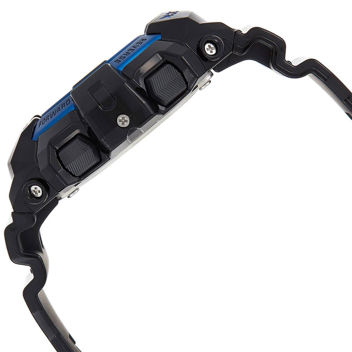 Casio Men`s Watch G-shock Quartz Blue Digital Dial Black Resin Strap G8900A-1