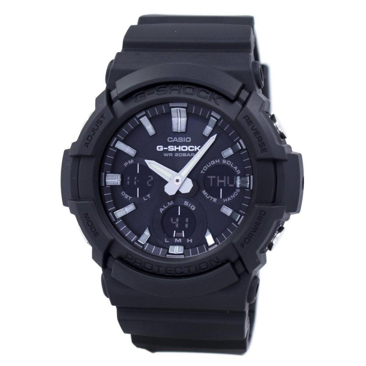 Casio G-shock Black Dial Men`s Strap Watch GAS100B-1A