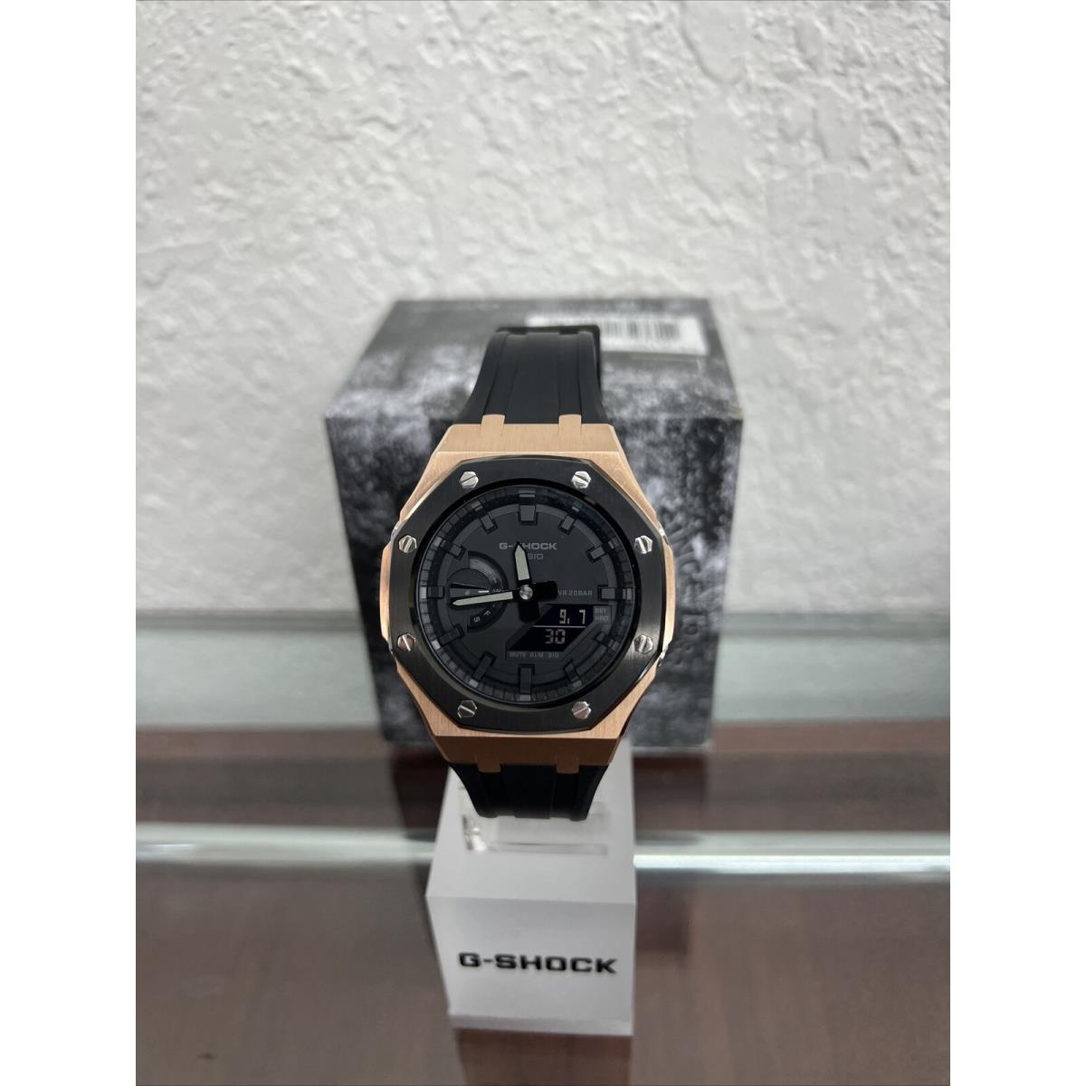 G-shock GA2100 Black / Rose Casio Oak AP Royal Oak Style Limited Edition