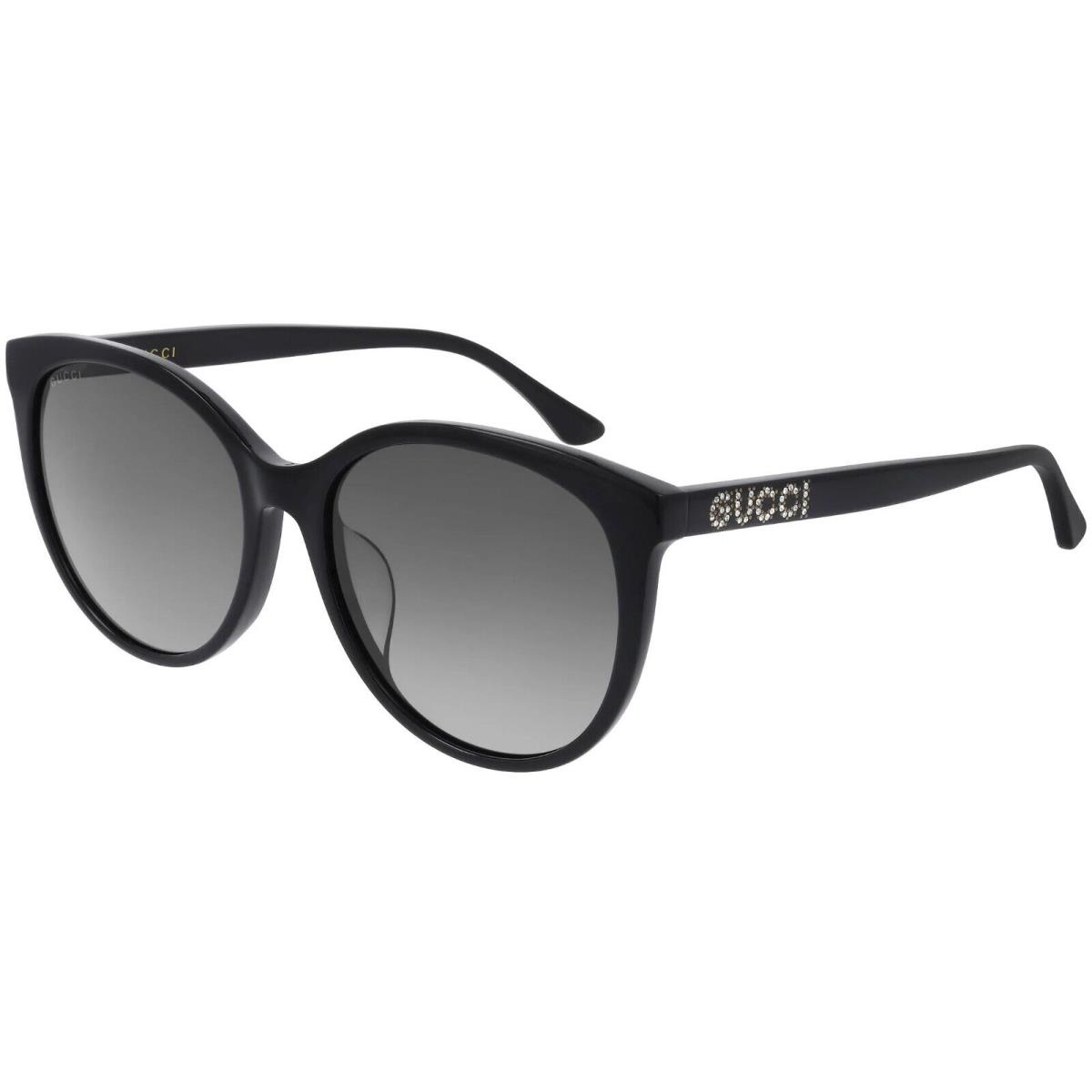 Gucci Women`s Sunglasses GG0729SA 001 Black/grey Lens Square 52mm