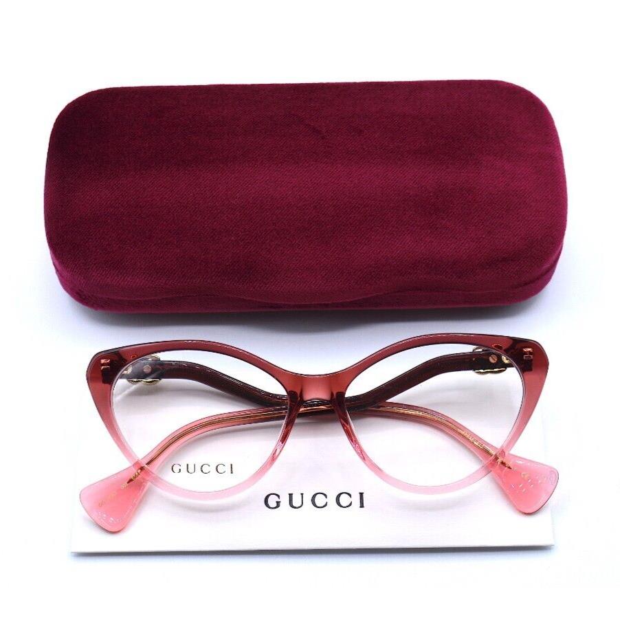 Gucci eyeglasses  - BURGUNDY Frame 8