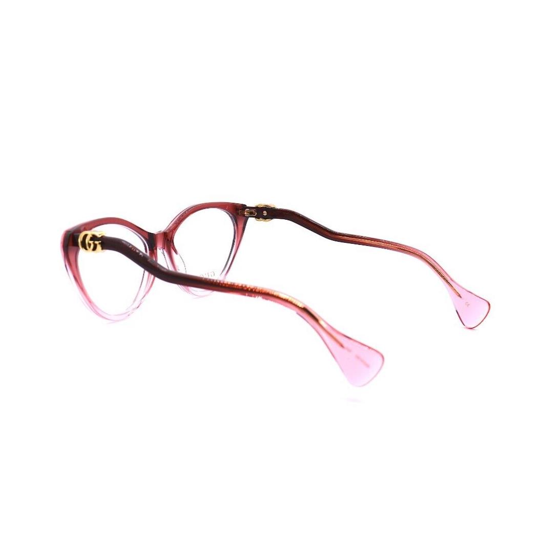 Gucci eyeglasses  - BURGUNDY Frame 2