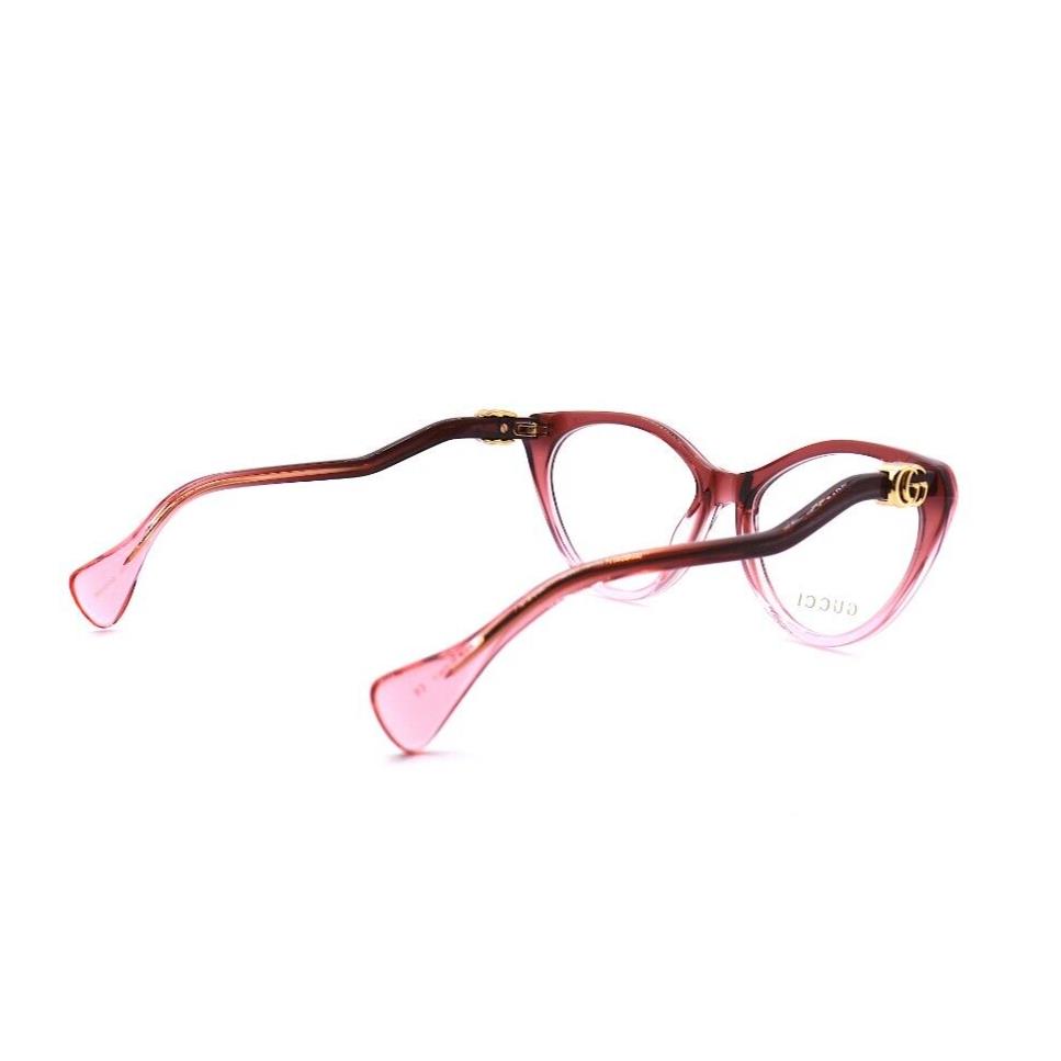 Gucci eyeglasses  - BURGUNDY Frame 3
