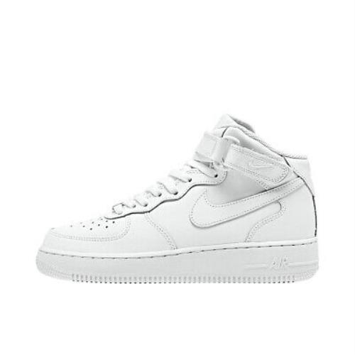 Big Kid`s Nike Air Force 1 Mid LE White/white DH2933 111