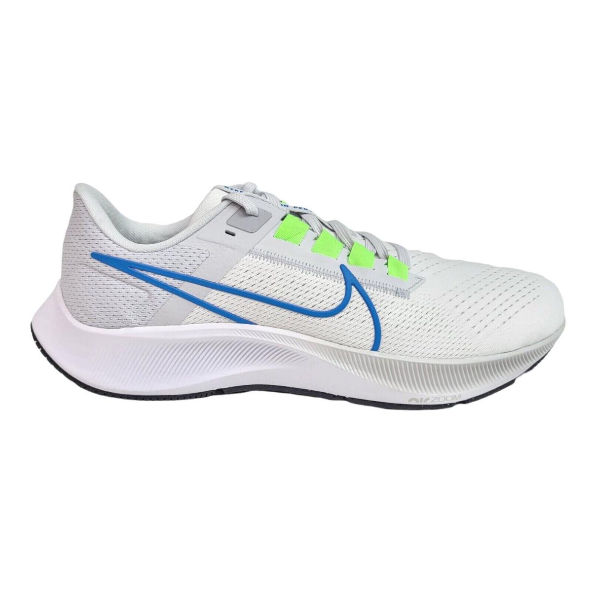 Nike Mens 11.5 12 Air Zoom Pegasus 38 Road Running Shoes White CW7356-103 - White