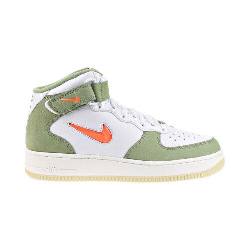 Nike Air Force 1 Mid `07 Men`s Shoes Olive Green-total Orange DQ3505-100 - Olive Green-Total Orange