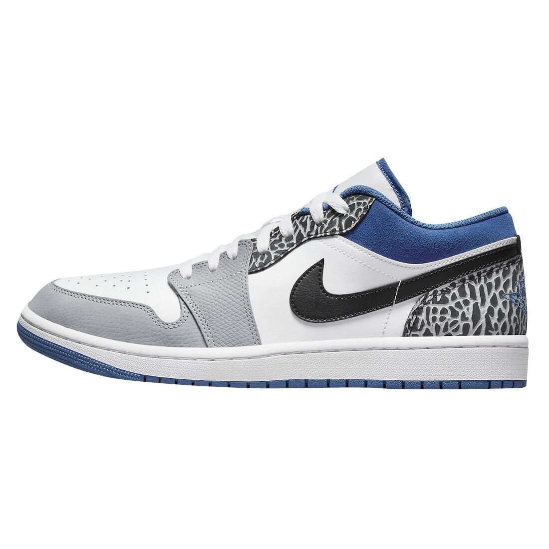 Nike Air Jordan Retro I 1 Low SE True Blue White Dark Marina Black DM1199-140