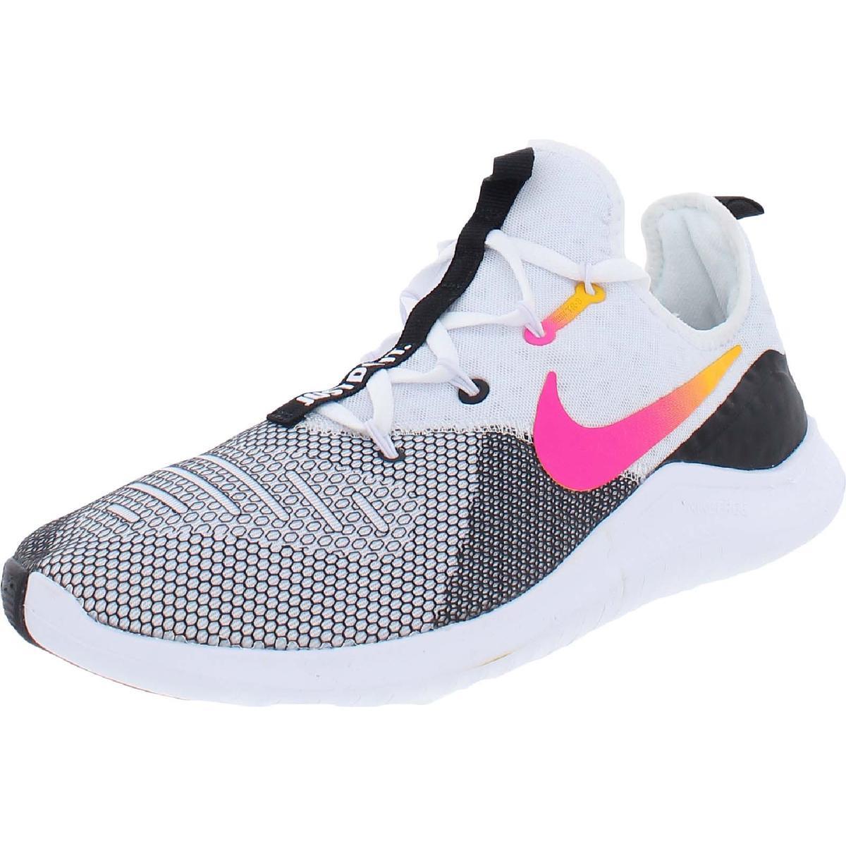 Nike Womens Free TR 8 Athletic Trainer Workout Running Shoes Sneakers Bhfo 5207 White/Black/Pink Burst