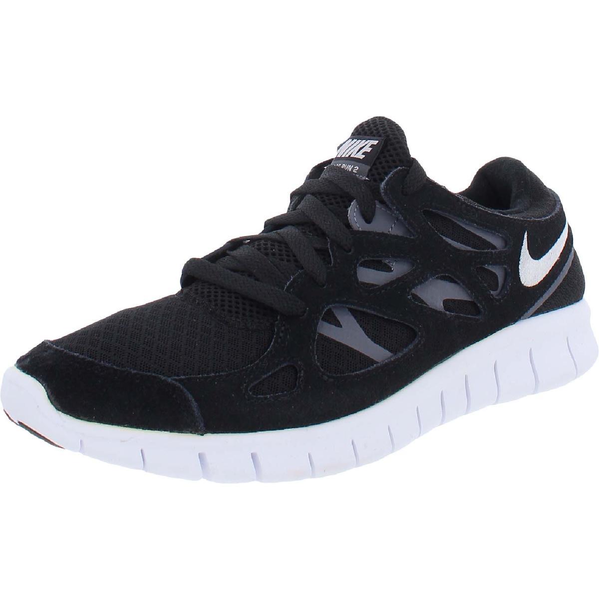 Nike Mens Suede Fitness Trainers Running Shoes Sneakers Bhfo 9387 Black/Grey