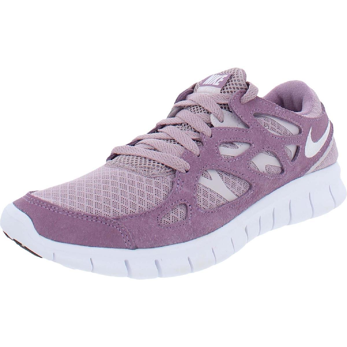 Nike Womens Suede Fitness Trainers Running Shoes Sneakers Bhfo 9239 Purple/Lilac
