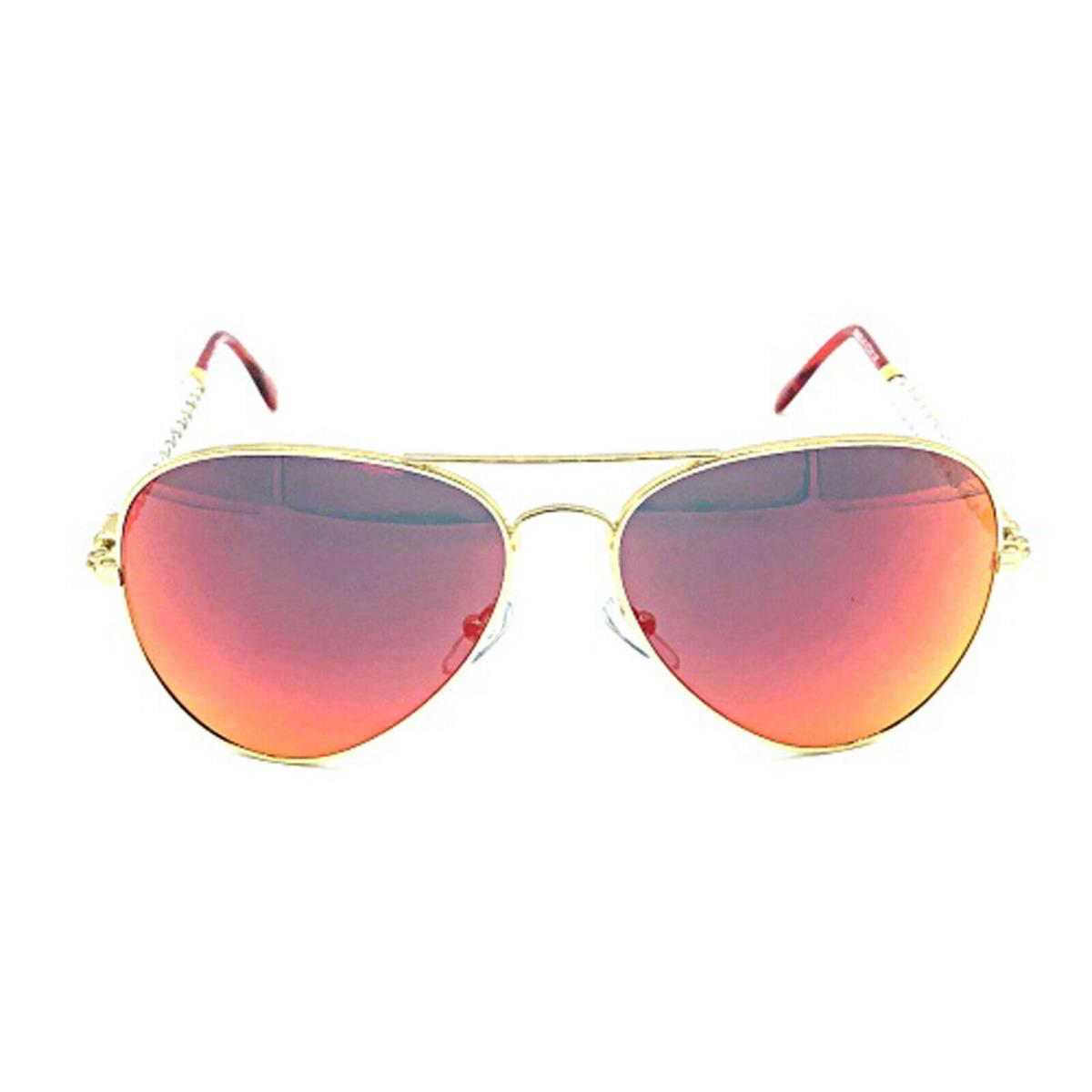 Invicta Gold White Leather/pink Sunglasses - MHS936