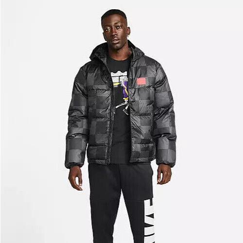 Nike Men`s Lebron James Full Zip Down Insulated Jacket DA6717-010 L RP