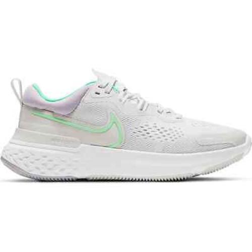 Nike Women`s React Miler 2 Running Shoe White 10 B M US