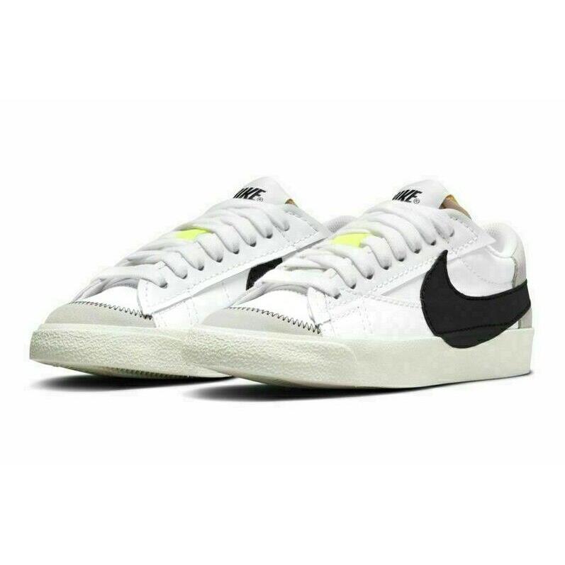 Nike Blazer Low 77 Jumbo Womens Size 8.5 Sneaker Shoes DQ1470 101 White Black