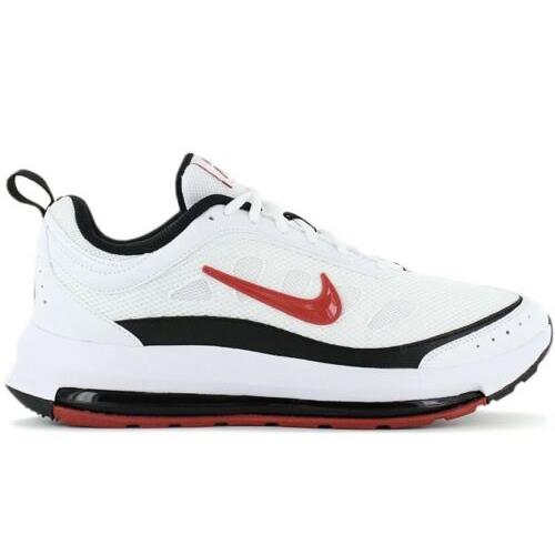 Nike Air Max AP White Red Casual Running Shoes CU4826-101 Men`s Size 10.5