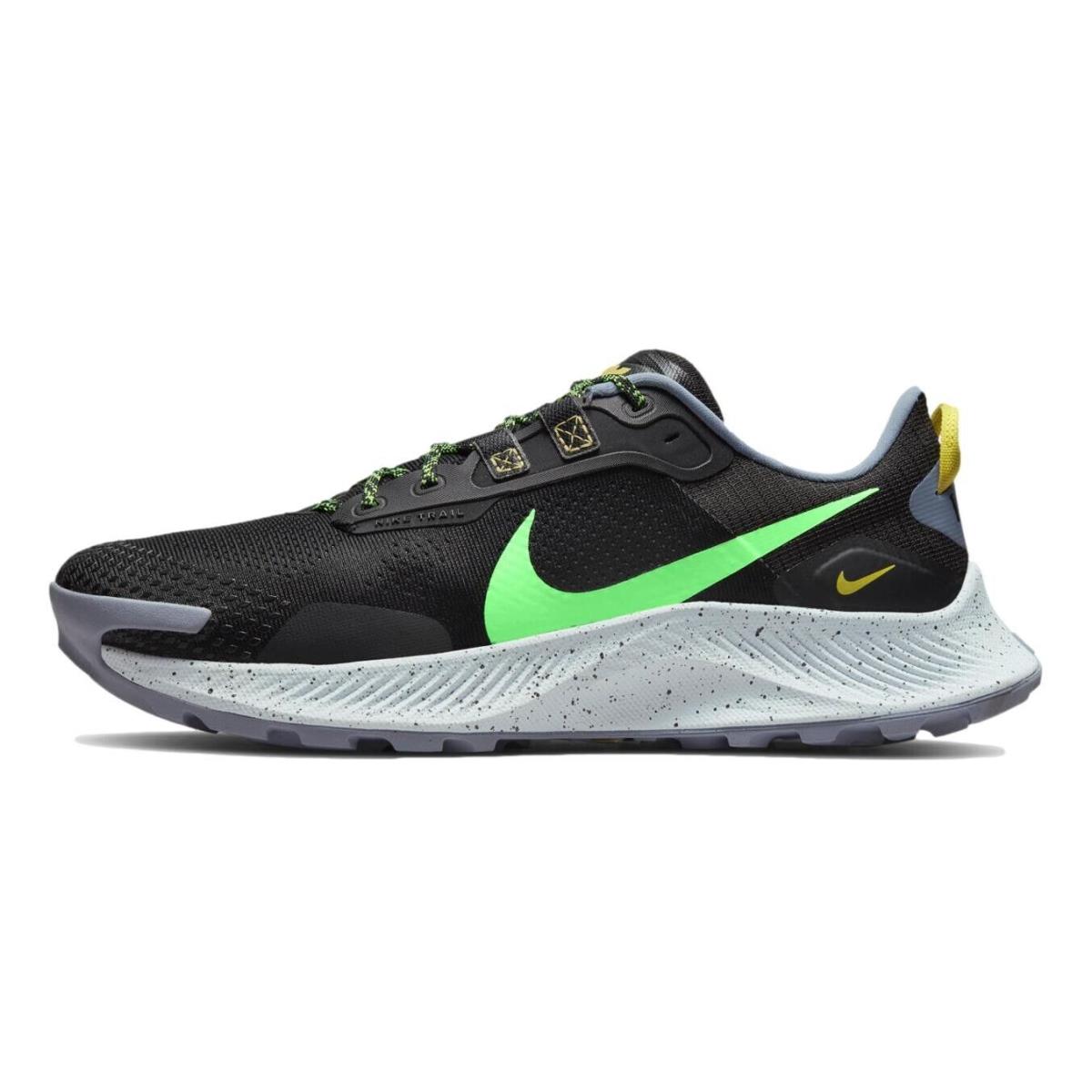 Size 9 - Nike Men`s Pegasus Trail 3 Running Shoes Black DA8697-004