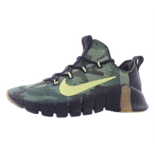 Nike Free Metcon 3 Unisex Shoes Size 8.5 Color: Green Camo/black/volt
