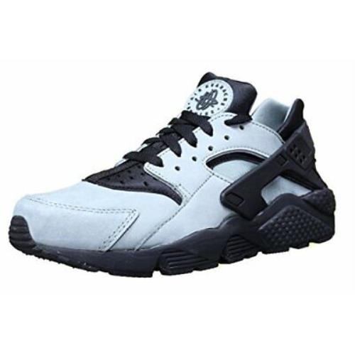 Nike Men`s Air Huarache Run Grey/black Sz 6 704830-301 Running Shoes